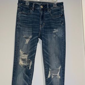 American Eagle Outfitters super stretch high rise jeans
